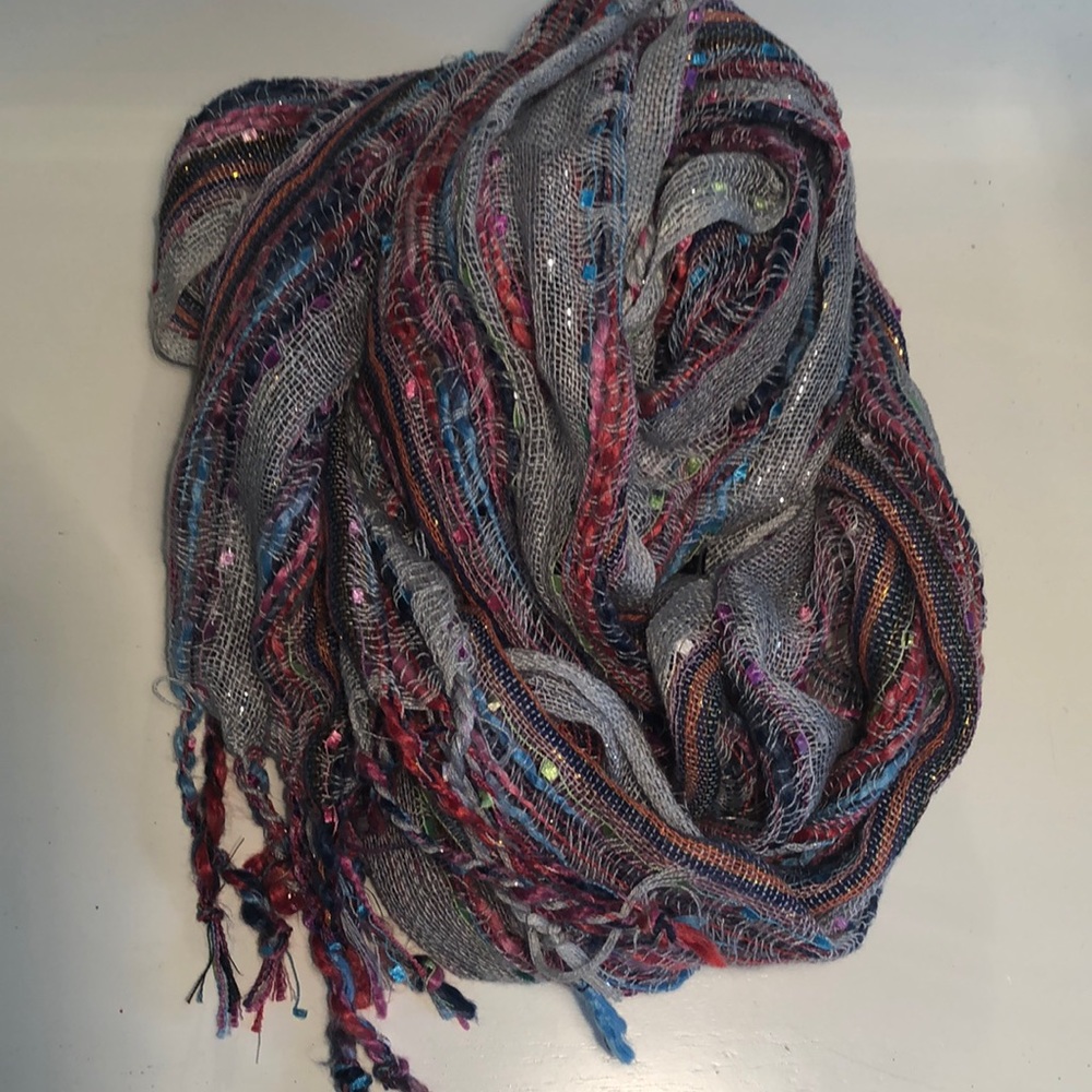 Colorful summer scarf